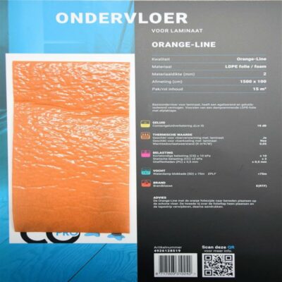 Orange -line  laminaat ondervloer